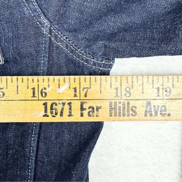 G-Star Raw Hunter 5620 Straight Shirt Lightweight Dark Denim Button Down Size S - Picture 13 of 15